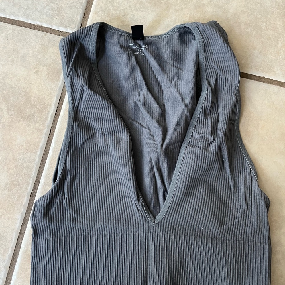 Urban Outfitters Gray out from under tank